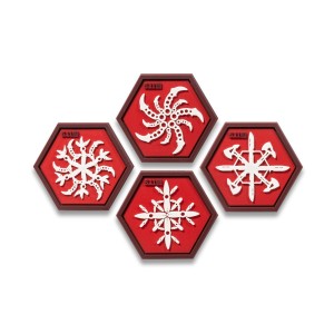 5.11 Snowflake Ninja Stars Patch Set 92039