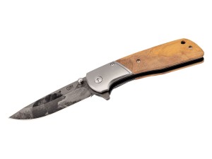CJH Herbertz Nóż składany Folding Olive Wood "BEAR" 44161
