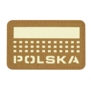 M-Tac Patch Naszywka Polska 50x80 Laser Cut Coyote/Lum